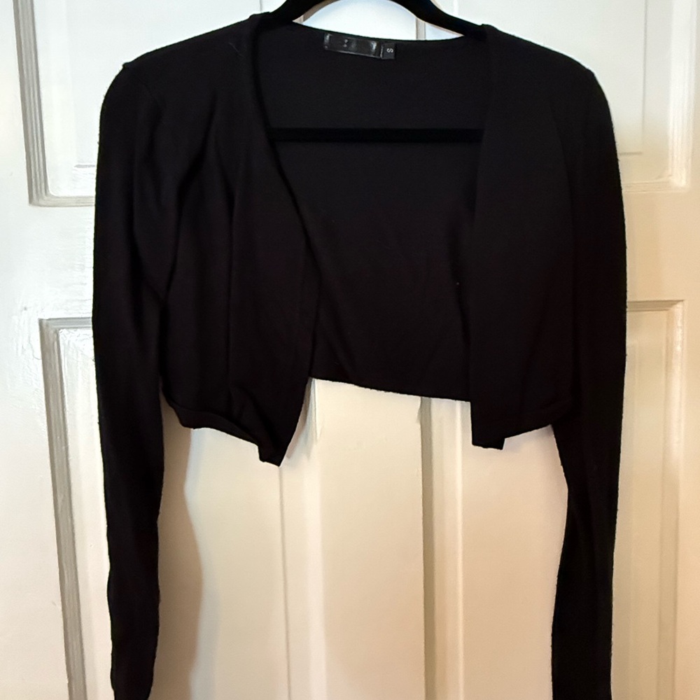 Elegant Black Women's Cardigan
